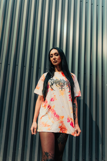 Deathcore Logo Tie-Dye Shirt // Solar Flare