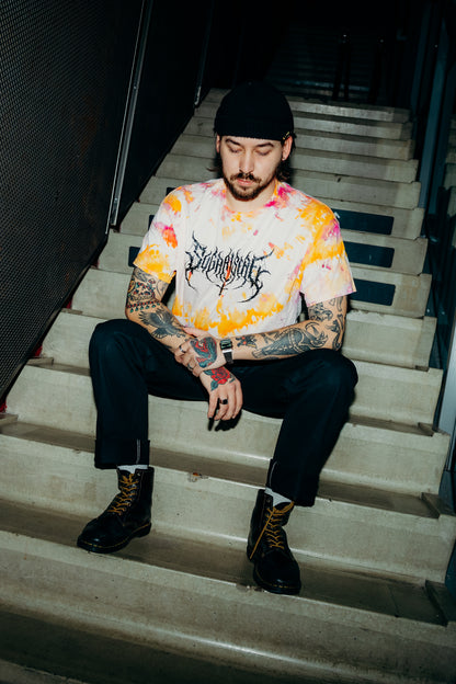 Deathcore Logo Tie-Dye Shirt // Solar Flare