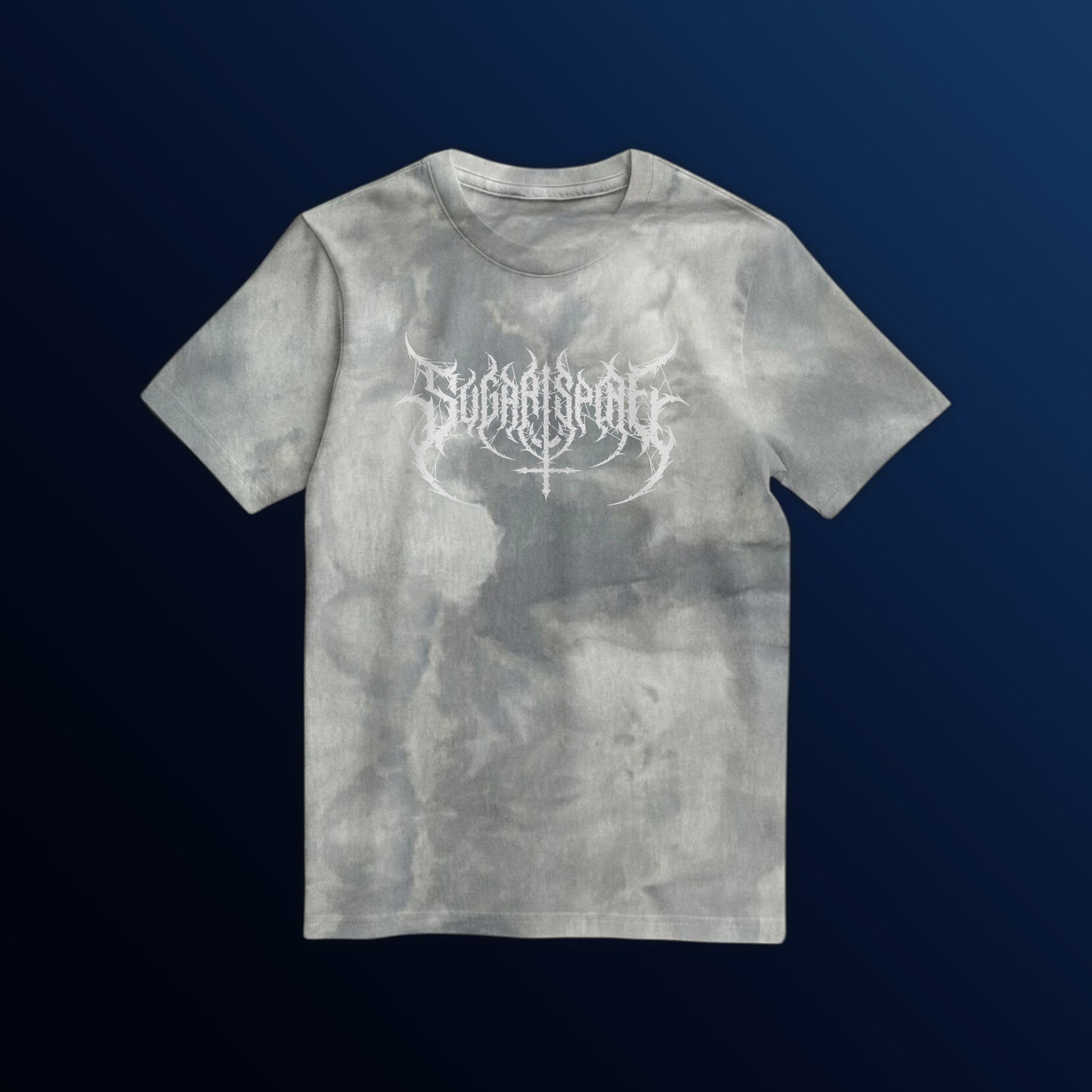 Deathcore Logo Tie-Dye Shirt // Gun Metal
